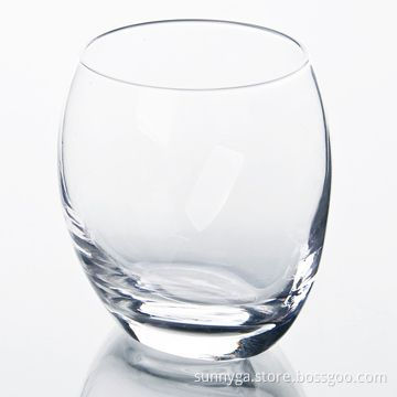 Whiskey Glass in Modern Style, with Cobblestone Shape and 10.8oz Capacity
